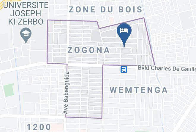 Kadiogo - Maison D'hotes Soum Waogyan Maps