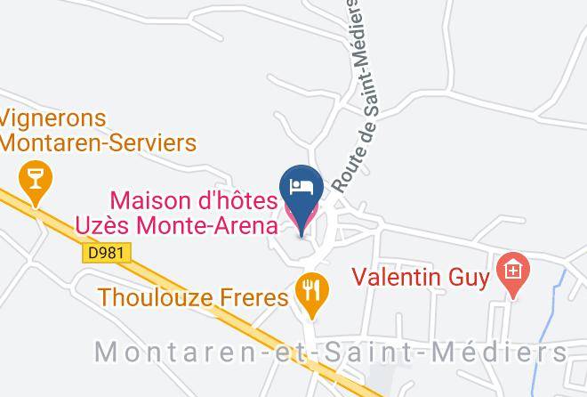Gard - Maison D'hotes Uzes Monte Arena Maps