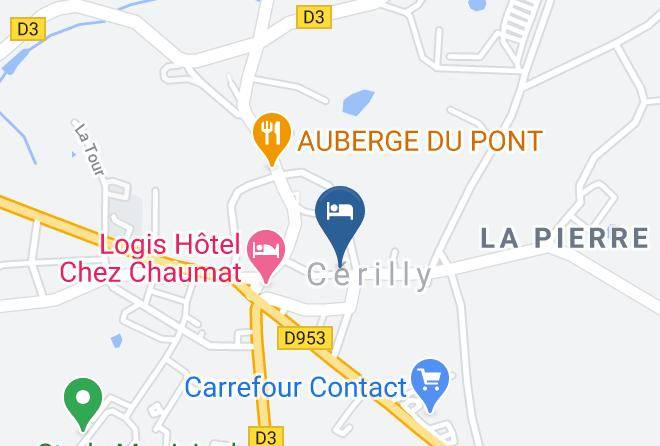 Allier - Maison De Famille Maps