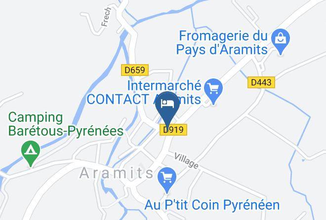 Pyrenees Atlantiques - Maison De Faveri A Aramits Chambres D'hotes Maps