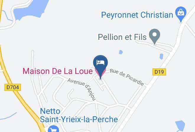 Haute Vienne - Maison De La Loue Maps