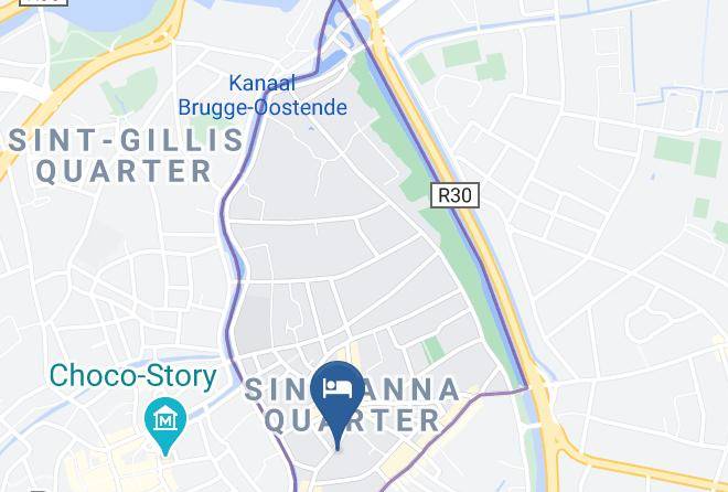 West Flanders - Maison De Nathalie B&b Maps