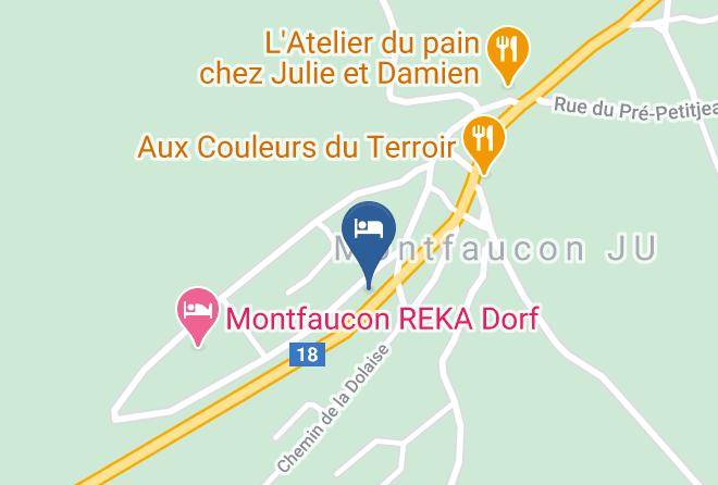Franches Montagnes - Maison De Vacances Chez Amez Maps