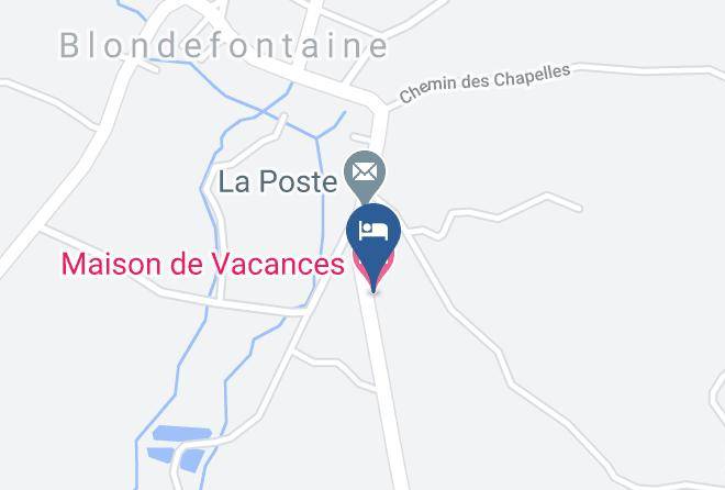 Haute Saone - Maison De Vacances Maps