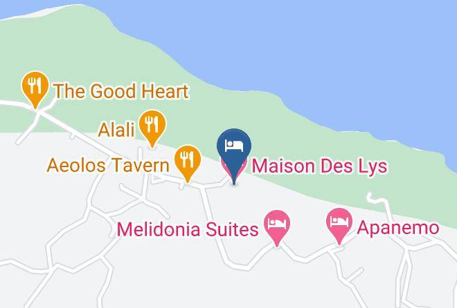 Thira - Maison Des Lys Maps