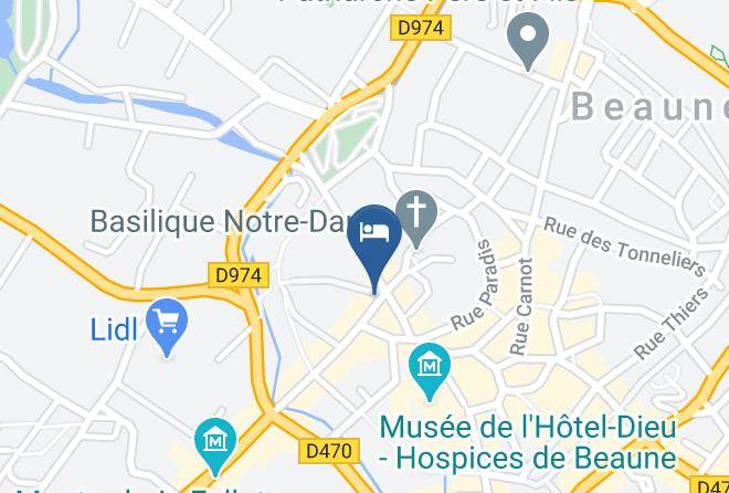 Cote D Or - Maison Du Colombier Maps