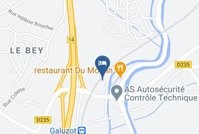 Saone Et Loire - Maison Du Moulin Galuzot Maps