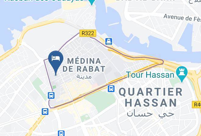 Rabat - Maison El Mehdi Maps
