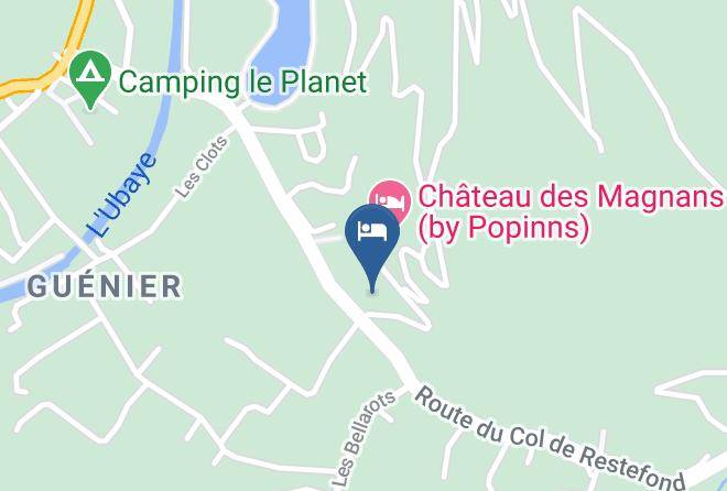 Alpes De Haute Provence - Maison Familiale Les Gueyniers Maps