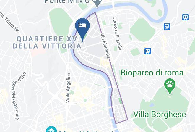 Rome - Maison Flaminio Maps