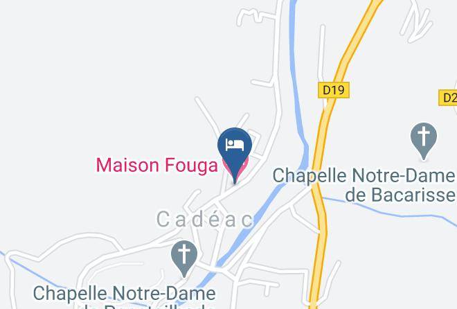 Hautes Pyrenees - Maison Fouga Maps