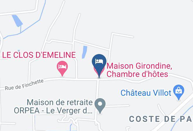 Gironde - Maison Girondine Chambre D'hotes Maps