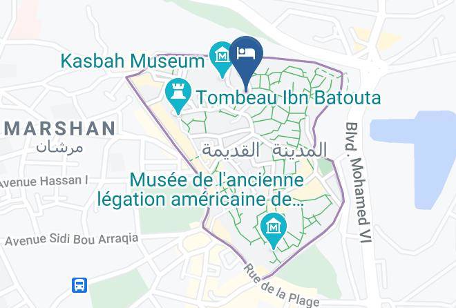 Tangiers - Maison Hassani Maps
