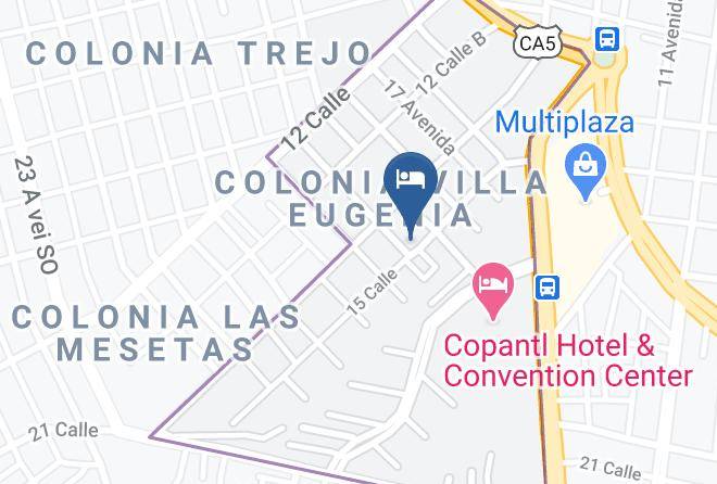 San Pedro Sula - Maison Hotel Boutique Maps