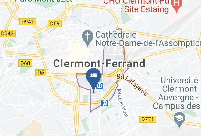Puy De Dome - Maison Internationale Universitaire Maps