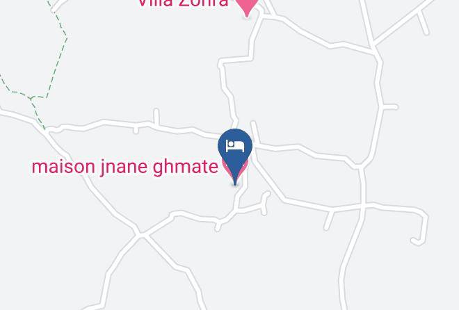 Marrakesh Tensift El Haouz - Maison Jnane Ghmate Maps