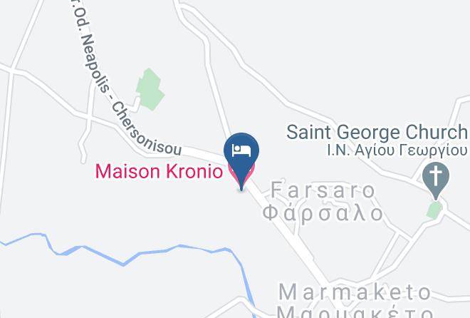 Lasithi - Maison Kronio Maps