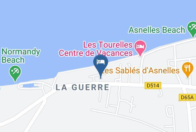 Calvados - Maison La Belle Plage Maps