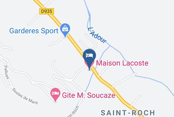Hautes Pyrenees - Maison Lacoste Maps