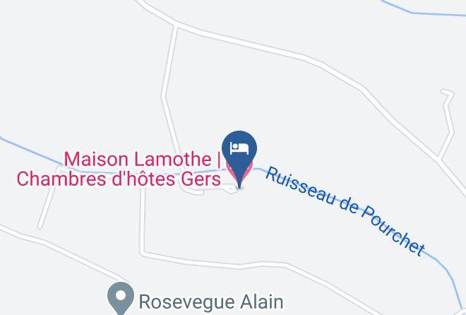 Gers - Maison Lamothe Chambres D'hotes Gers Maps