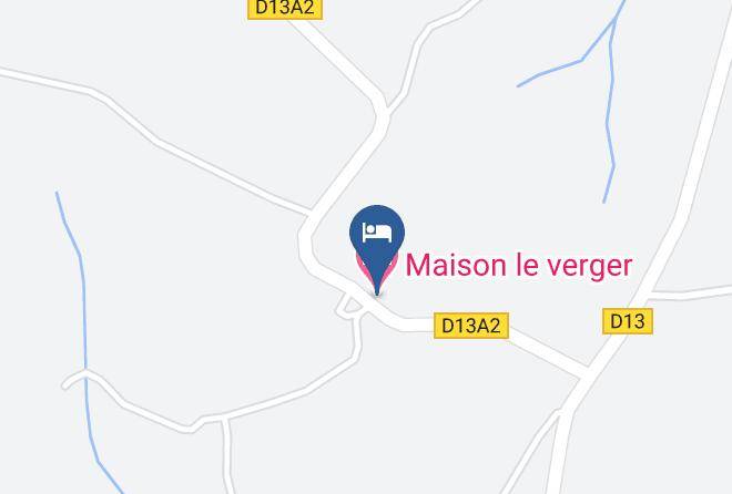 Creuse - Maison Le Verger Maps