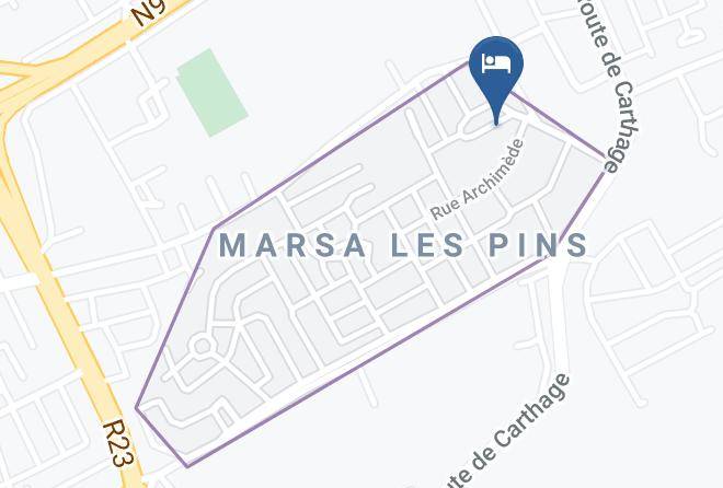 Tunis - Maison Les Pins Maps