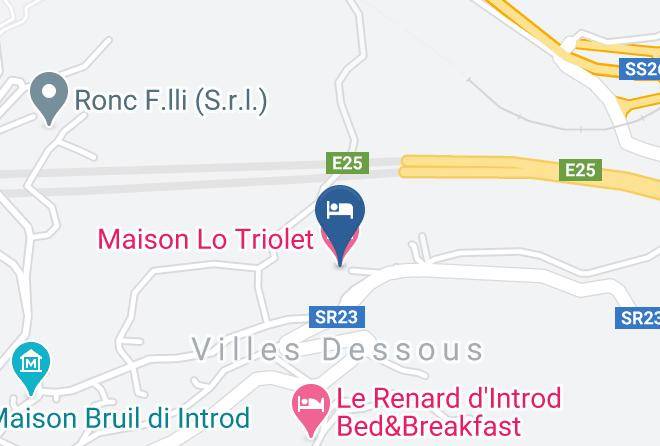 Aosta - Maison Lo Triolet Maps