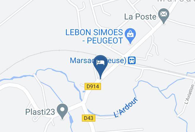 Creuse - Maison Marie Ange Maps