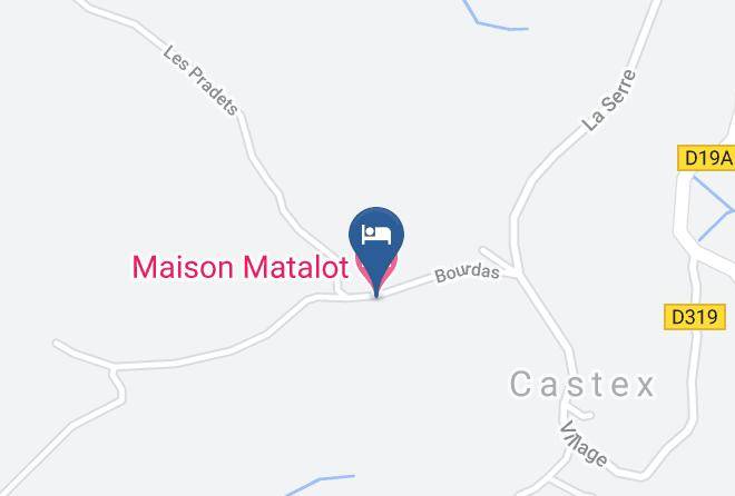 Ariege - Maison Matalot Maps