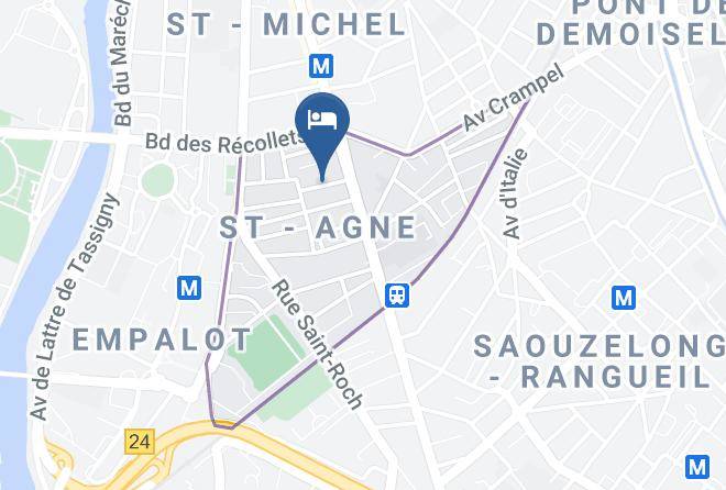 Haute Garonne - Maison Naude Maps