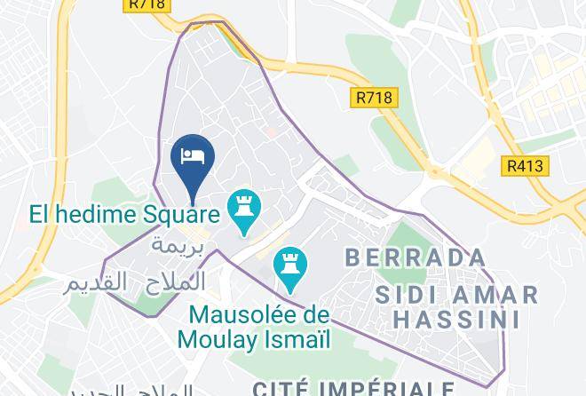 Meknes - Maison Olga Ancienne Medina Maps
