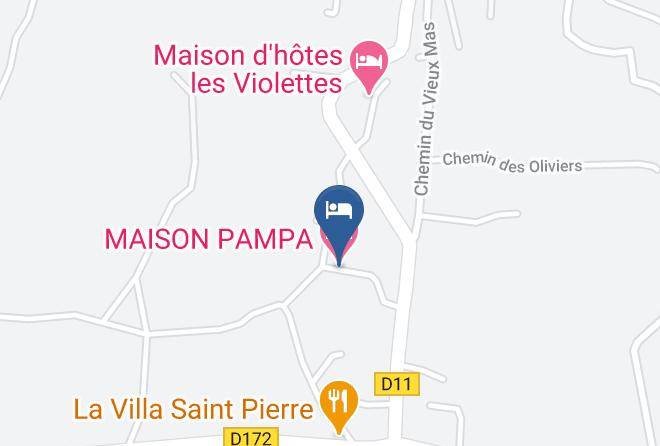 Vaucluse - Maison Pampa Maps