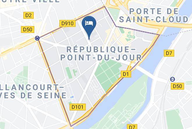 Hauts De Seine - Maison Proche Roland Garros Maps