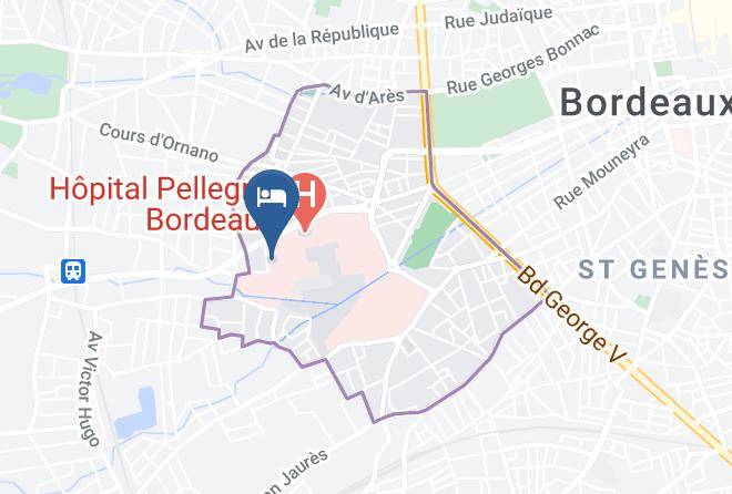 Gironde - Maison Ronald Mcdonald De Bordeaux Maps