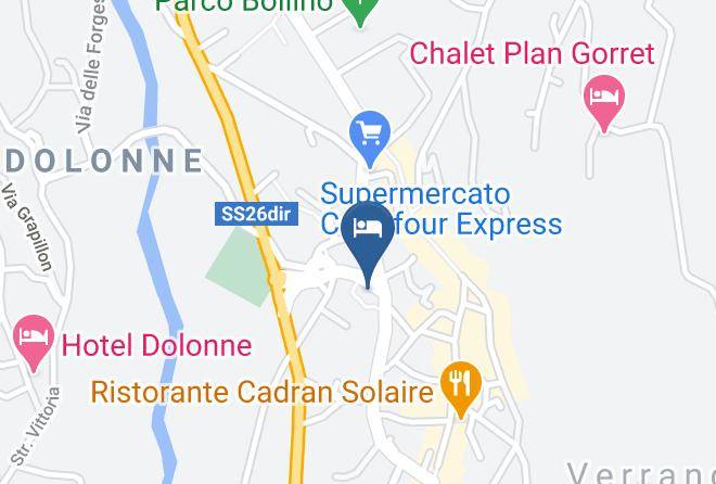 Aosta - Maison Saint Jean Maps