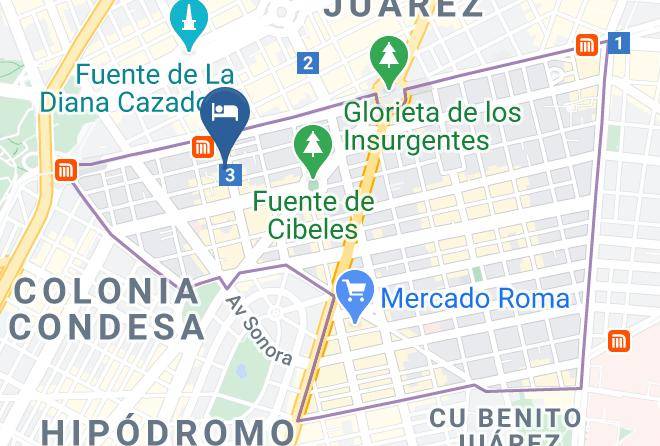 Cuauhtemoc - Maison Salamanca Maps