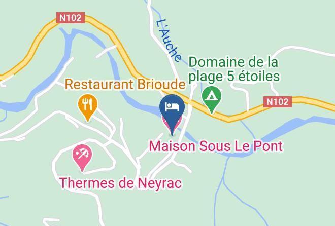 Ardeche - Maison Sous Le Pont Maps