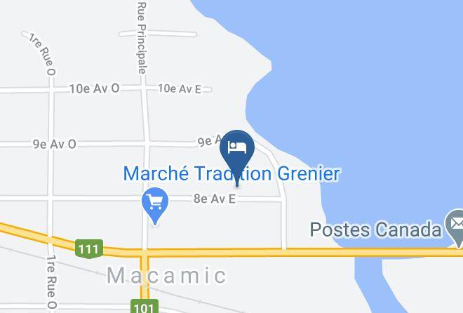 Abitibi Ouest Regional County Municipality - Maison Tardif Enr Auberge A Macamic Qc Maps