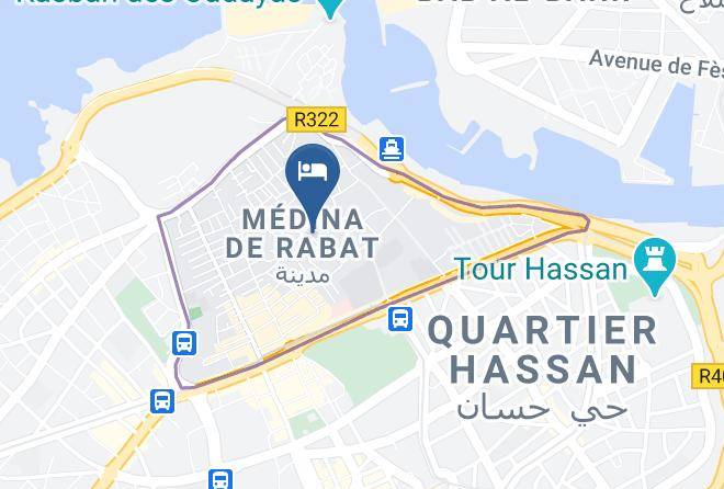 Rabat - Maison Zoubair Maps