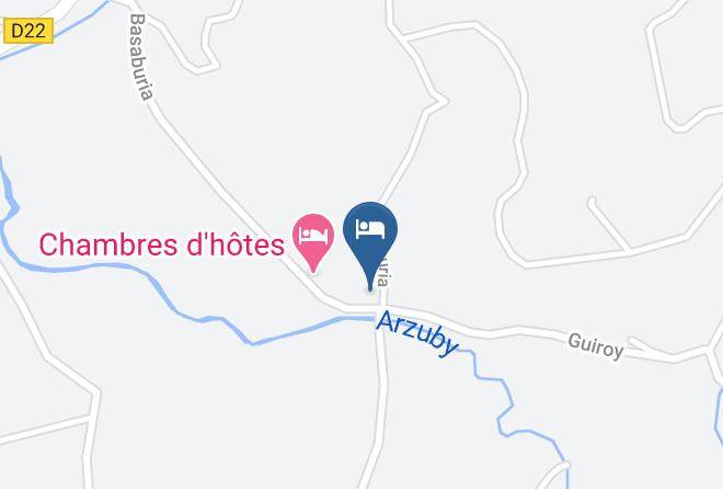 Pyrenees Atlantiques - Maison Zubiatia Maps