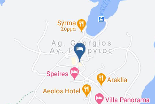 Naxos - Maistrali Seamen's Club Hotel Iraklia Maps