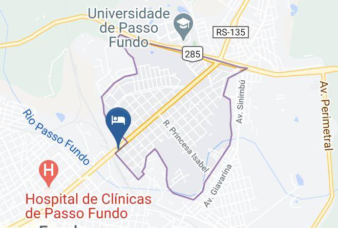 Passo Fundo - Maita Palace Hotel Maps