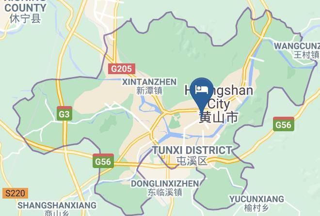 Huangshan - Maitian Jushe Hotel Maps
