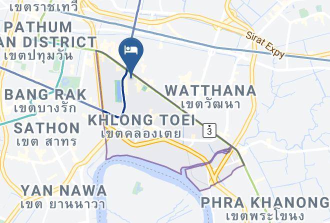 Khlong Toei District - Maitria Hotel Sukhumvit 18 A Chatrium Collection Maps