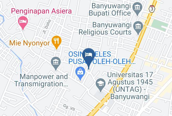 Banyuwangi - Majapahit Homestay Syariah Maps