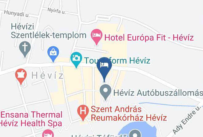 Heviz - Majerik Hotel Maps
