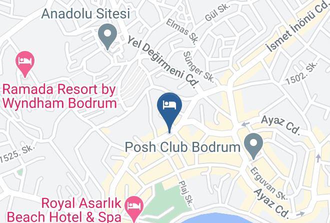 Bodrum - Majeste Hotel Bodrum Maps