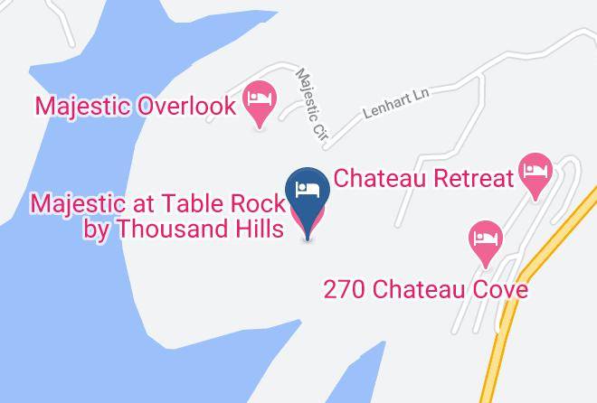 Majestic At Table Rock By Thousand Hills Map