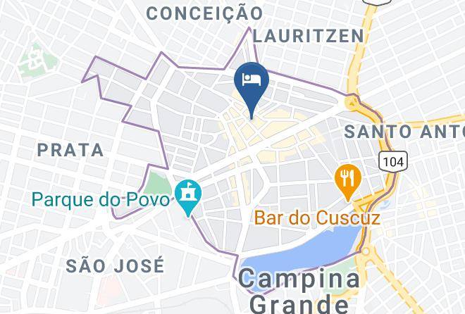 Campina Grande - Majestic Hotel Maps