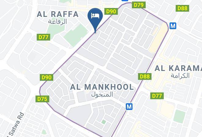 Dubai - Majestic City Retreat Hotel Maps